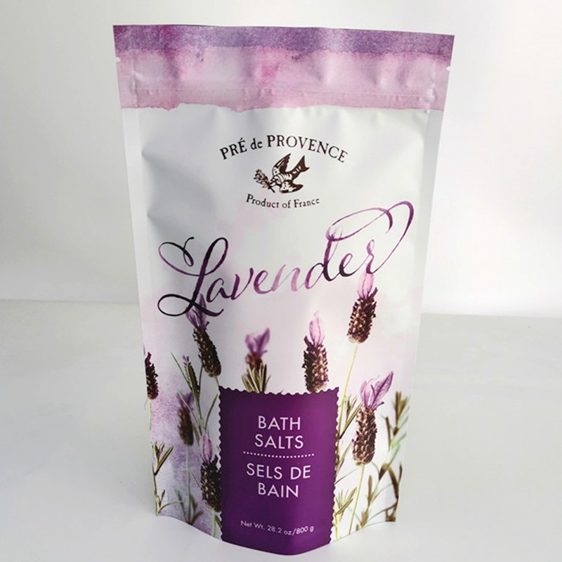 ตัวอย่างฟรีการพิมพ์ดิจิตอลถุงบรรจุภัณฑ์เกลืออาบน้ำแบบถอดเปลี่ยนได้ Stand Up Pouch 200G Coffee Body Scrub Bag