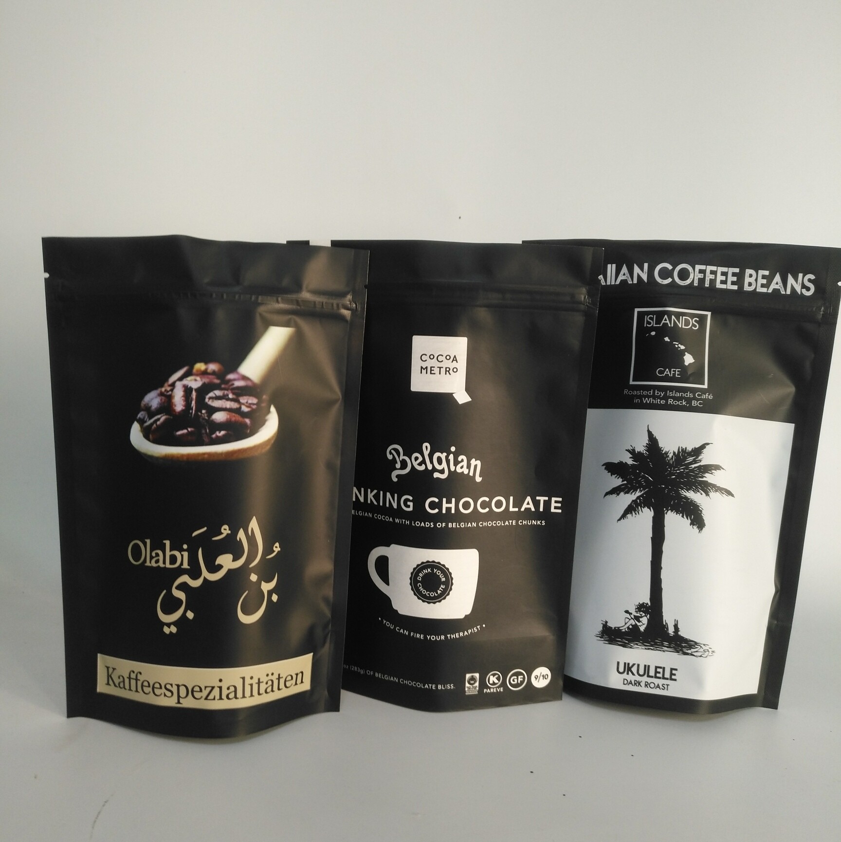 Matt Gold VMPET 300g ถุงซิปอลูมิเนียมฟอยล์ 100mircon