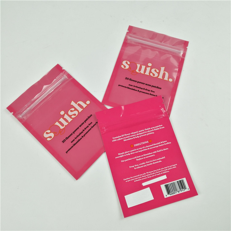 มินิปริมาณล้างหน้าไหมขัดฟันแขวนหลุมถุงพลาสติกอลูมิเนียมฟอยล์พิมพ์ดิจิตอลถุงซิปล็อคบรรจุภัณฑ์