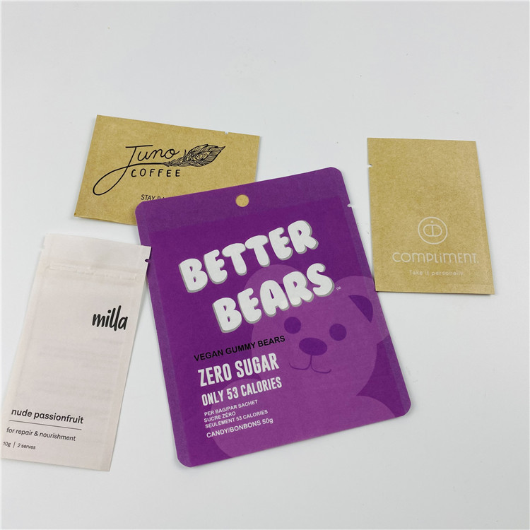 พิมพ์ดิจิตอล MOPP Ziplock ซองแบนย่อยสลายได้ 23x35 ซม