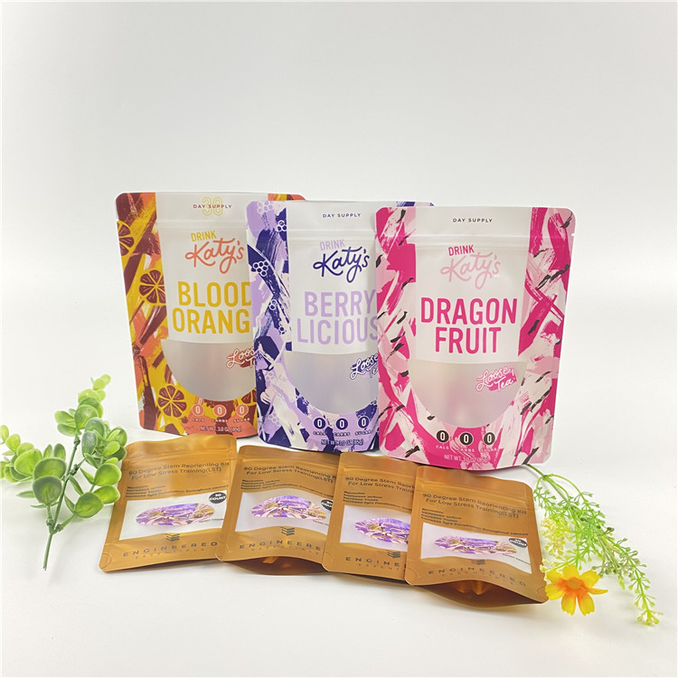 รีไซเคิลพลาสติกบอดี้กาแฟขัดบรรจุภัณฑ์ถุงฟอยล์ Mylar พิมพ์ Doypack อลูมิเนียมยืนขึ้นถุงซิปกระเป๋า