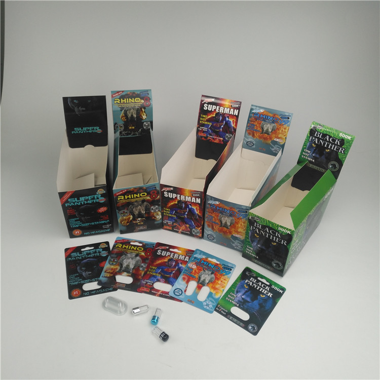 SGS 200mic 3d Blister Card สำหรับยาชาย 500K 600k