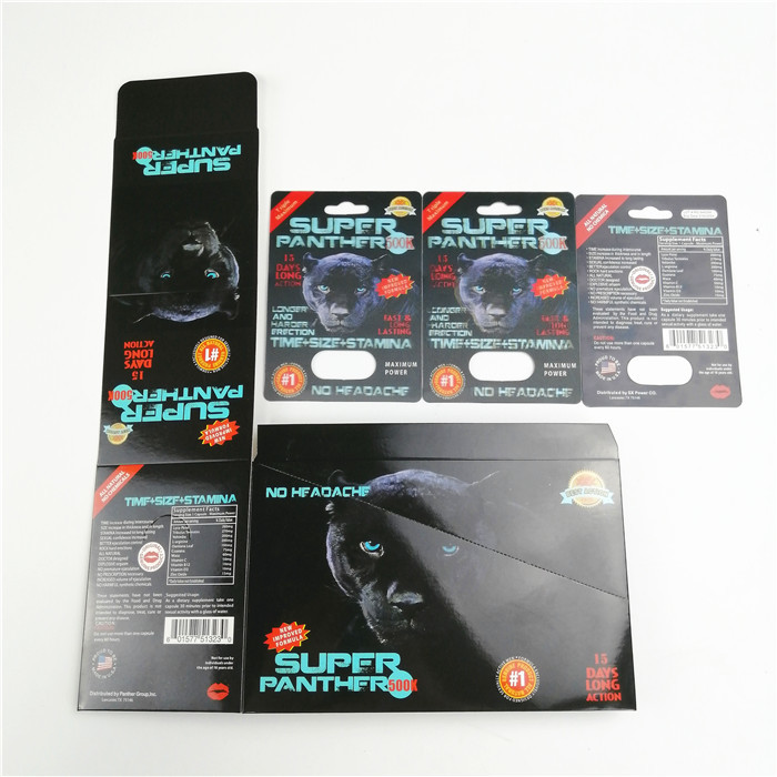 การพิมพ์กราเวียร์ 350 กรัมไวท์บอร์ด 3D Blister Card พร้อมสติกเกอร์กาว