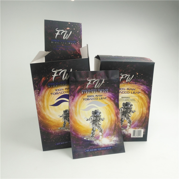 การพิมพ์กราเวียร์ 80mic ยาสูบบรรจุภัณฑ์ถุงซิการ์ห่อ