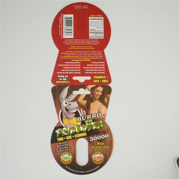 บัตรบรรจุภัณฑ์แคปซูลโฮโลแกรมร้อน Rhuno 100K