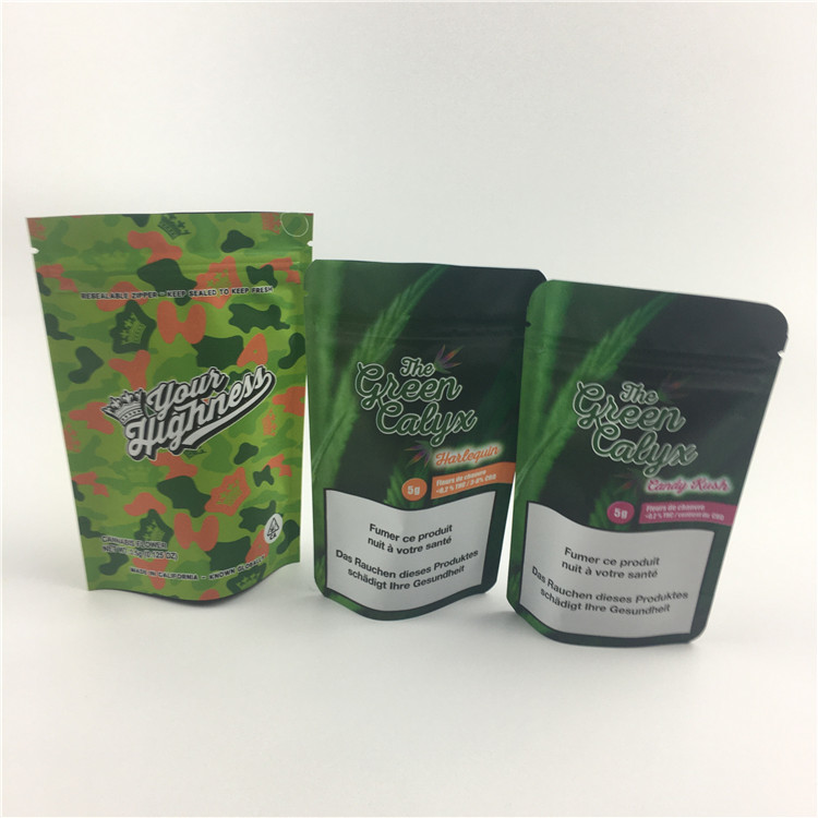 โลโก้ที่กำหนดเองขนมพลาสติกบรรจุภัณฑ์ Mylar Foil ที่กินได้พิมพ์นำกลับมาใช้ใหม่ได้