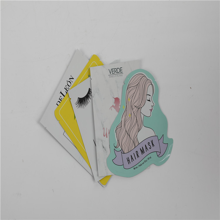 ถุงบรรจุภัณฑ์เครื่องสำอางพลาสติกซิปล็อคเป็นมิตรกับสิ่งแวดล้อมขนาดเล็กพิมพ์เอง