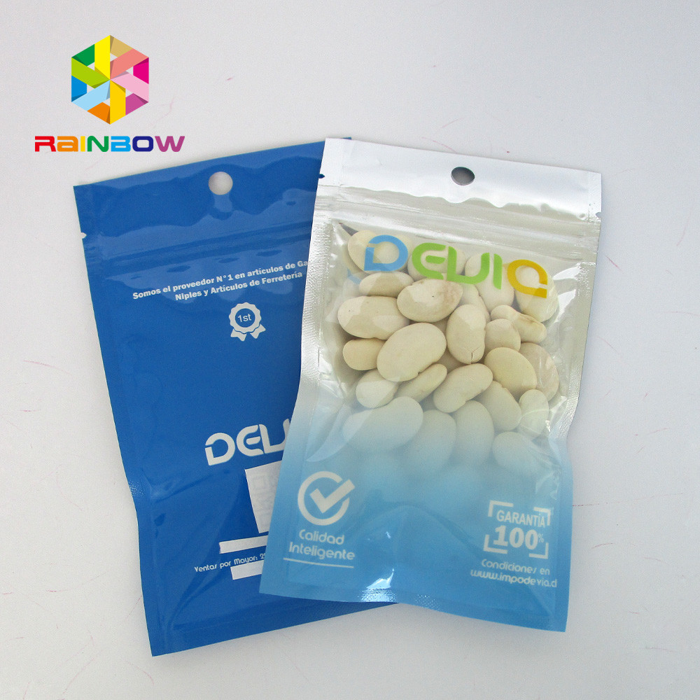 พลาสติกใสสามด้านกันความร้อนพิมพ์ซองอลูมิเนียมฟอยล์ 120Mic