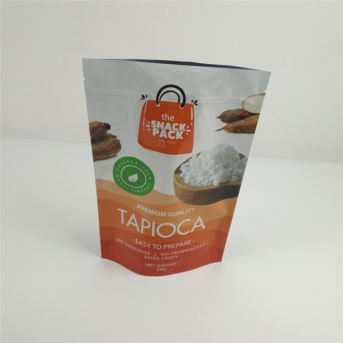 วาล์วฟอยล์ 200g 7oz บรรจุภัณฑ์อาหารถุง Ziplock Matte Finish