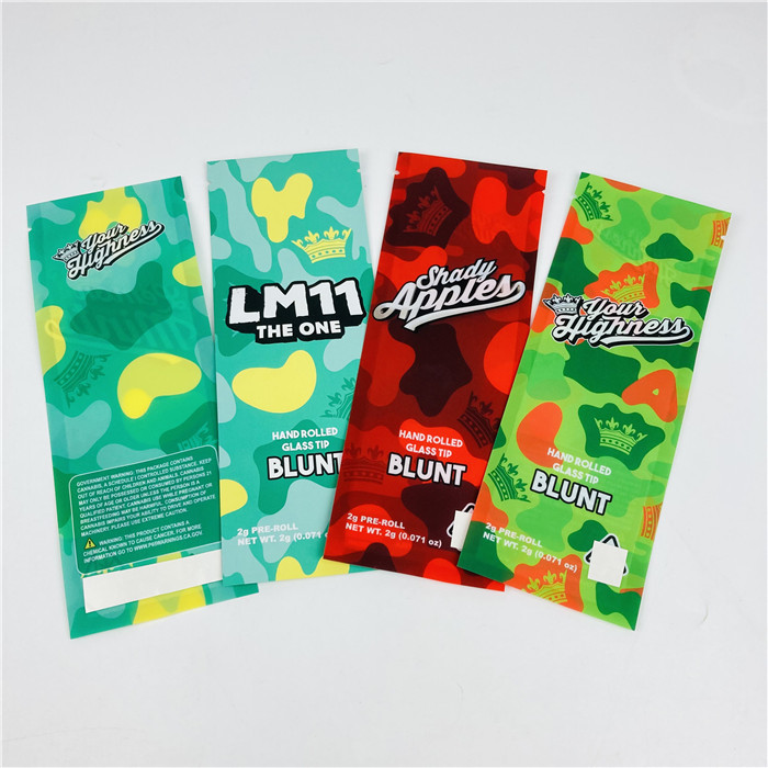 Vmpet PA 1.5C Mylar Foil Tobacco Pouch AL 0.7C Woods Blunt Wraps กระเป๋า