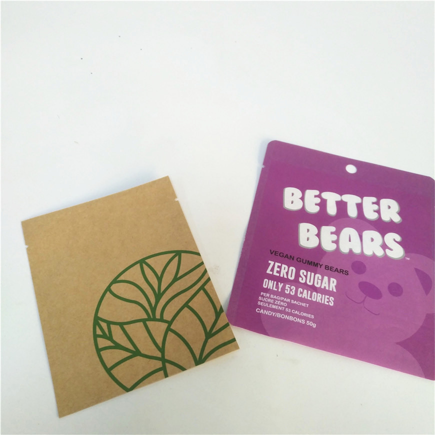 VMPET 1.2C NY 1.5C ถุงบรรจุภัณฑ์ขนมขบเคี้ยวแบบแบน Cmyk สำหรับคุกกี้ Candy