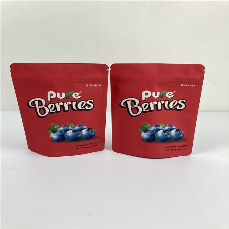 ISO BOPP VMPET Zip Lock ถุงอาหาร Gravure สำหรับ 3.5g Seeds