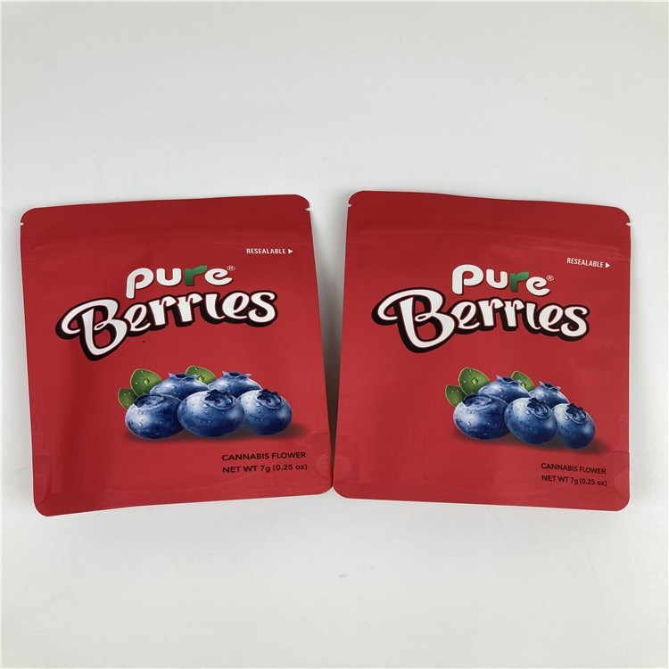 BOPP VMPET 1/8oz ถุงบรรจุดอกไม้กัญชา 3.5g Cbd Zip Lock Foil Pouch