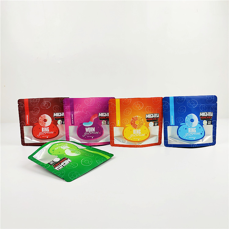 บรรจุภัณฑ์ธูปสมุนไพร Doypack พลาสติกขนาด 3.5 กรัม CMYK Herbal Mylar Bags