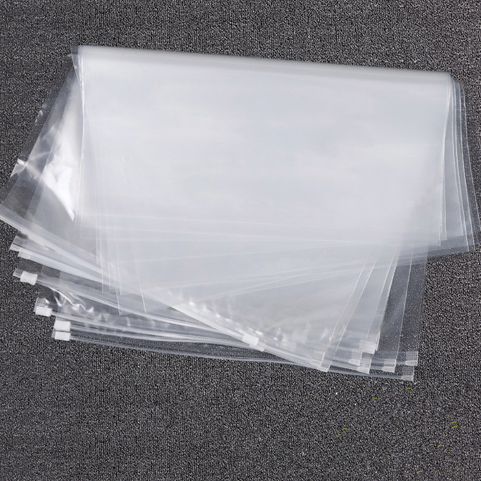 VMPET CMYK ถุงซิปการ์เม้นท์โปร่งใส PVC CPE Slider Zipper Bags