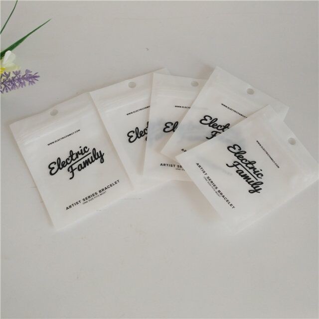 PET NY 200mic CMYK ถุงพลาสติกบรรจุภัณฑ์ SGS VMPET สำหรับสร้อยข้อมือต่างหู