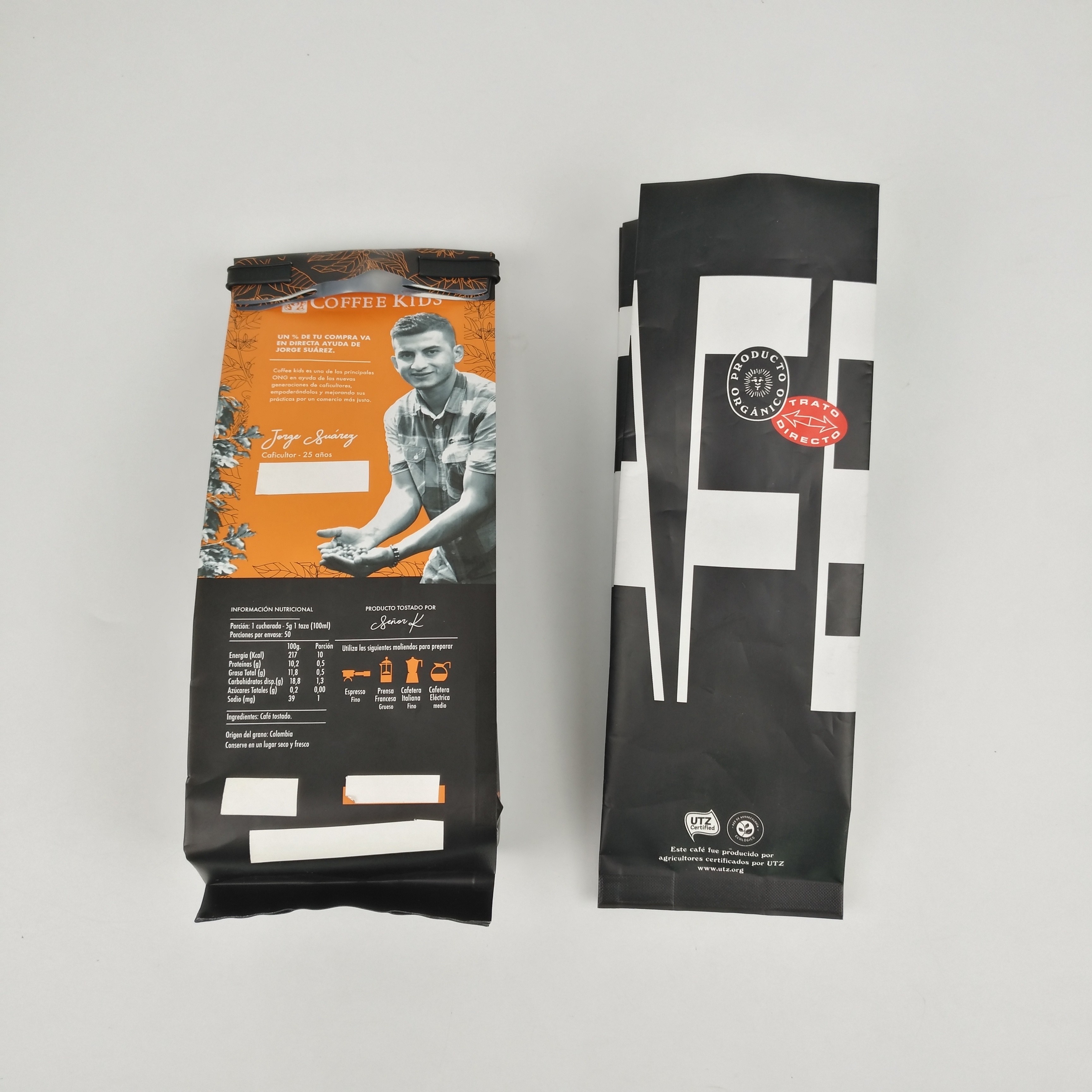 ถุงบรรจุก้นแบน CMYK ขนาด 200 มม. SGS 12C PE Side Gusset Zipper Bag