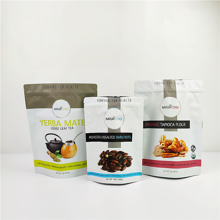 อาหารเกรด 120mic อลูมิเนียมฟอยล์ถุงพลาสติก SGS CMYK Gravure พิมพ์