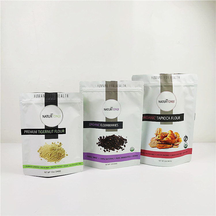 VMPET 90mic Mylar ถุงบรรจุภัณฑ์อาหารอลูมิเนียมฟอยล์ผง 0.2 มม. ความหนา