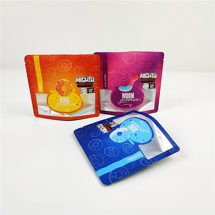 SGS 80mic CMYK บรรจุภัณฑ์ธูปสมุนไพร 200g MOPP อลูมิเนียมฟอยล์ Mylar Bag