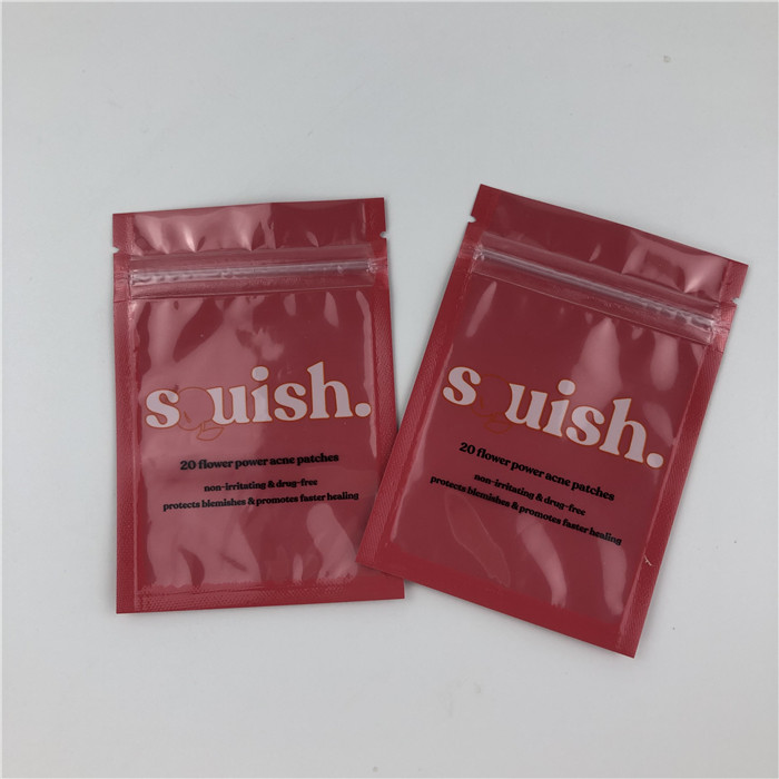 120mic MOPP Gravure Mylar Zipper Bag 0.7c Al พร้อมหน้าต่างด้านหน้าที่ชัดเจน