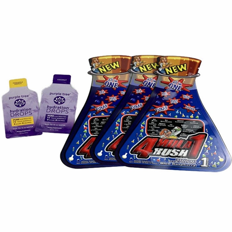 แพ็คพลาสติก Mylar Soft Touch พิมพ์แบบกำหนดเองพิเศษ Delta 8 กระเป๋าใส่เครื่องสำอางครีมแชมพูซองกินได้