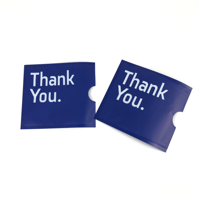 ขายส่งการพิมพ์รูปร่างที่กำหนดเองพลาสติก Matte Opp ความร้อนปิดผนึกที่กำหนดเองใส่การ์ด Mylar บรรจุภัณฑ์ถุง