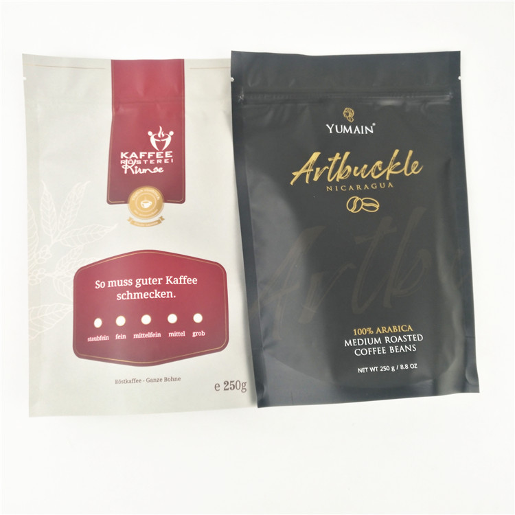 CMYK MOPP ถุงซิปปิดผนึกความชื้นกระดาษคราฟท์ OPP AL