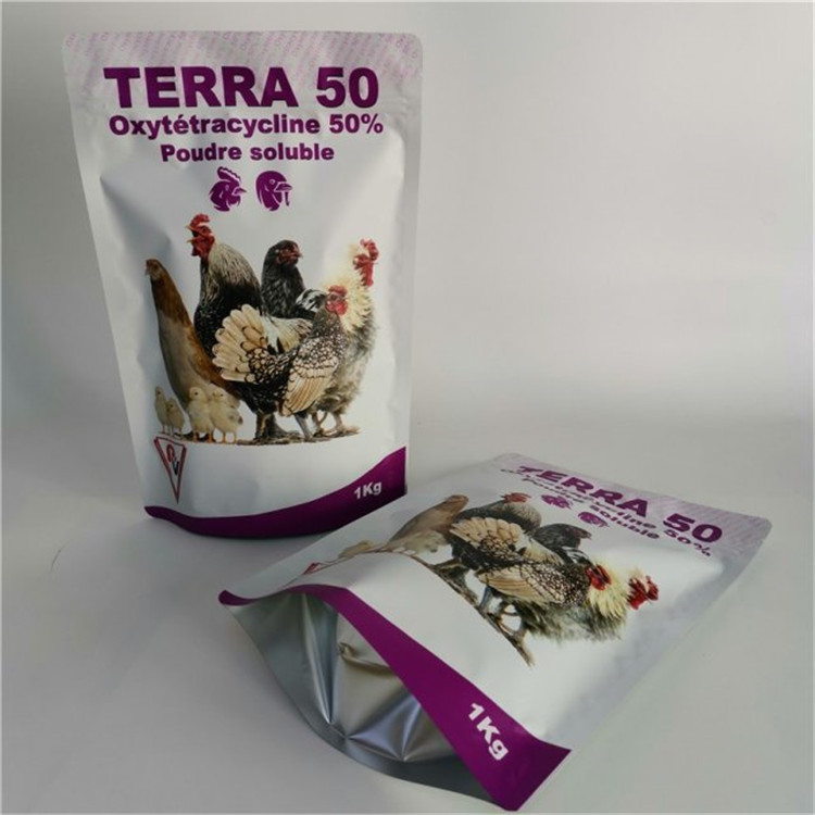 240mic Pantone Pet Food Pouch MOPP VMPET Mylar ฟีดถุงบรรจุ