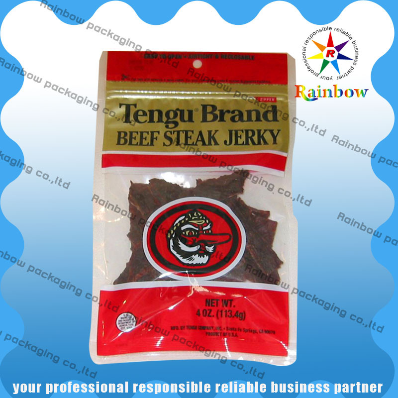 ฟอยล์ถุงอาหารเกรดบรรจุภัณฑ์ปิดผนึกความร้อนพิมพ์หน้าต่างเต็ม