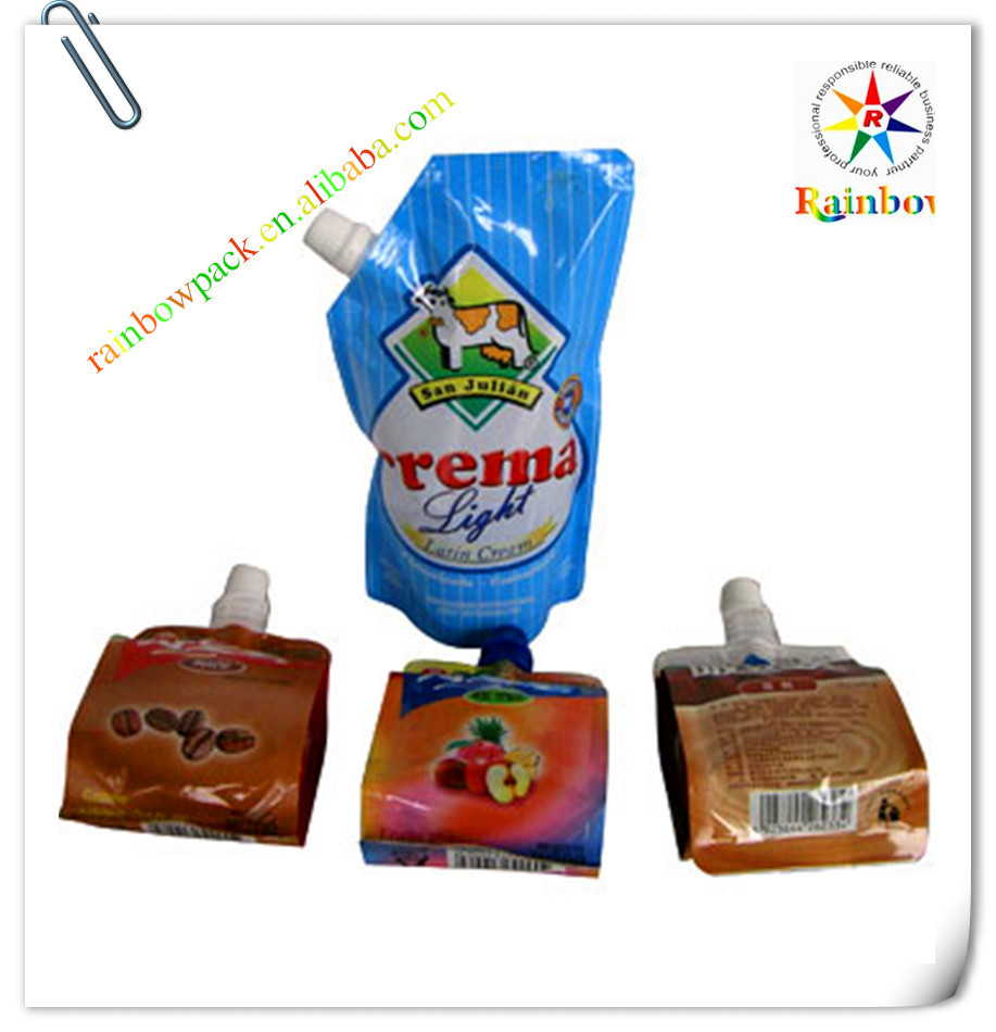 อลูมิเนียมฟอยล์ Stand Up ถุง PET / NY / PE เกรดอาหารด้วยการพิมพ์สี