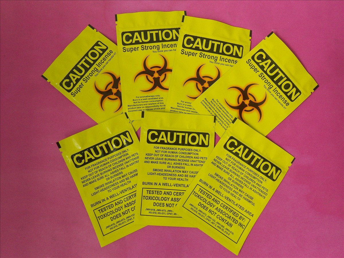 ถุงบรรจุธูปสมุนไพรแบบไม่แตกและไม่แตก