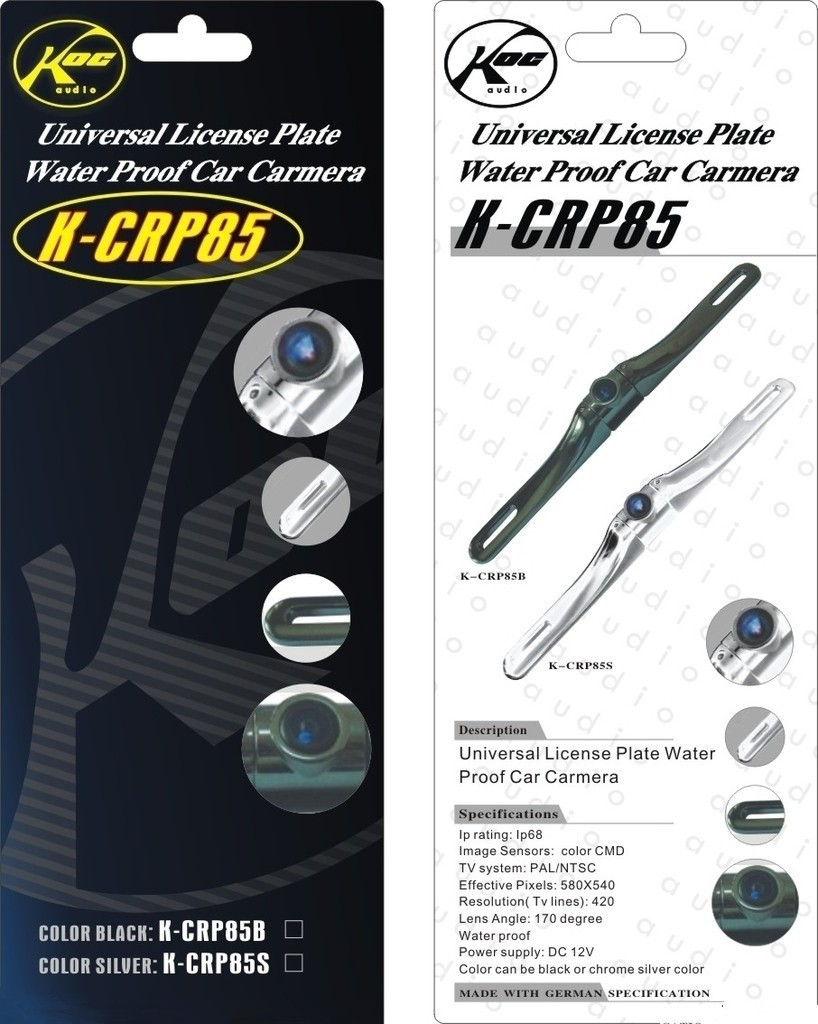 บรรจุภัณฑ์บัตรตุ่ม Euro Hang Hole หรูหราพิมพ์สำหรับแพคเกจกล้องรถยนต์