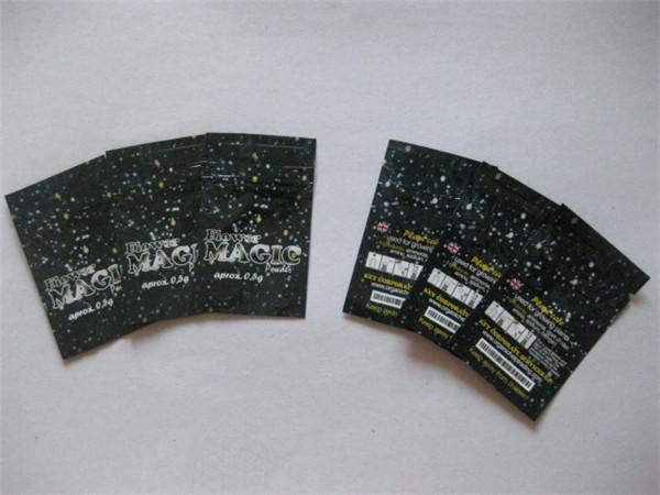 บรรจุภัณฑ์ธูปสมุนไพรดอกไม้ Magic, ถุงซิปฟอยล์รีไซเคิล