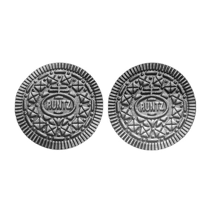 คุกกี้ทรงกลม Mylar ถุงฟอยล์อลูมิเนียมผนึกกินได้ 3.5g Die Cut