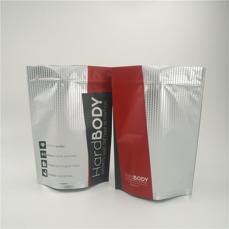 ถุงพลาสติกกัญชาบรรจุภัณฑ์อาหารยืนขึ้นถุงซิป