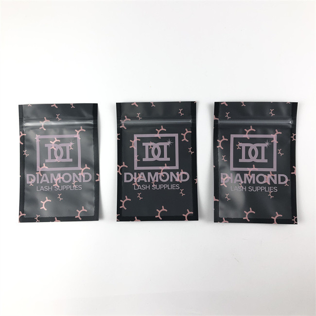 Resealable Mylar อลูมิเนียมฟอยล์ Zip Lock ถุงพลาสติก Three Side Seal