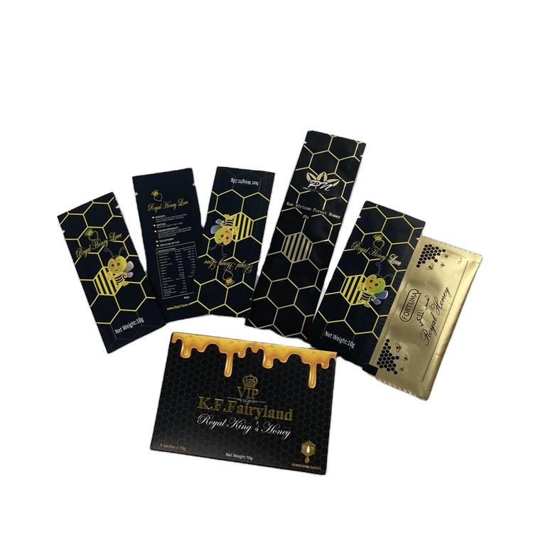 บรรจุภัณฑ์ถุงพลาสติกน้ำผึ้งน้ำผึ้งน้ำผึ้งธรรมชาติ 100%