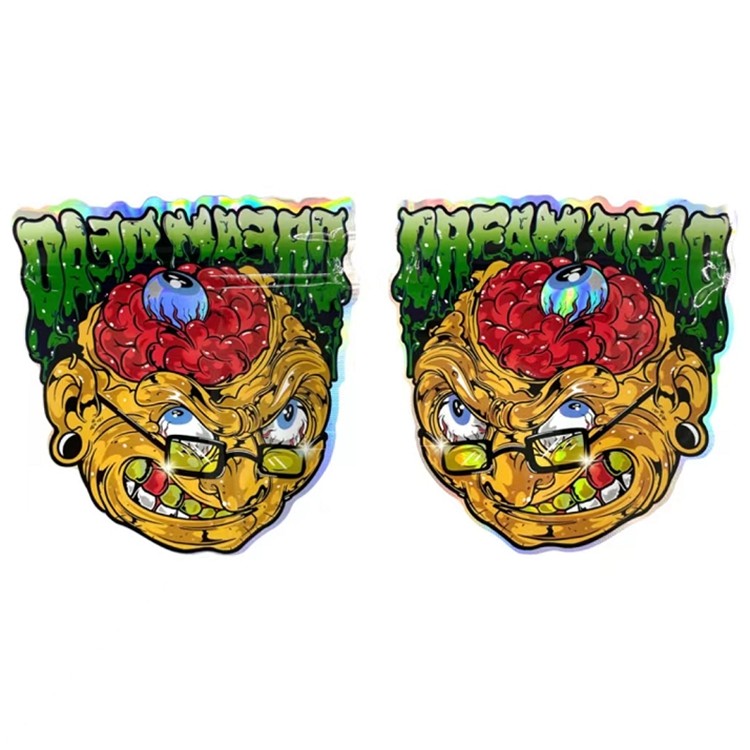 ถุงซิปล็อค Mylar พิมพ์แบบกำหนดเอง Heat Seal Gummies ถุงซิปสแน็คอลูมิเนียมฟอยล์