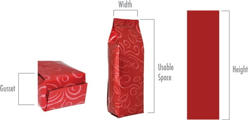 ลามิเนตล่างเป้าเสื้อกางเกงถุงชาบรรจุภัณฑ์ Ziplock สีสันพิมพ์เคลือบด้าน