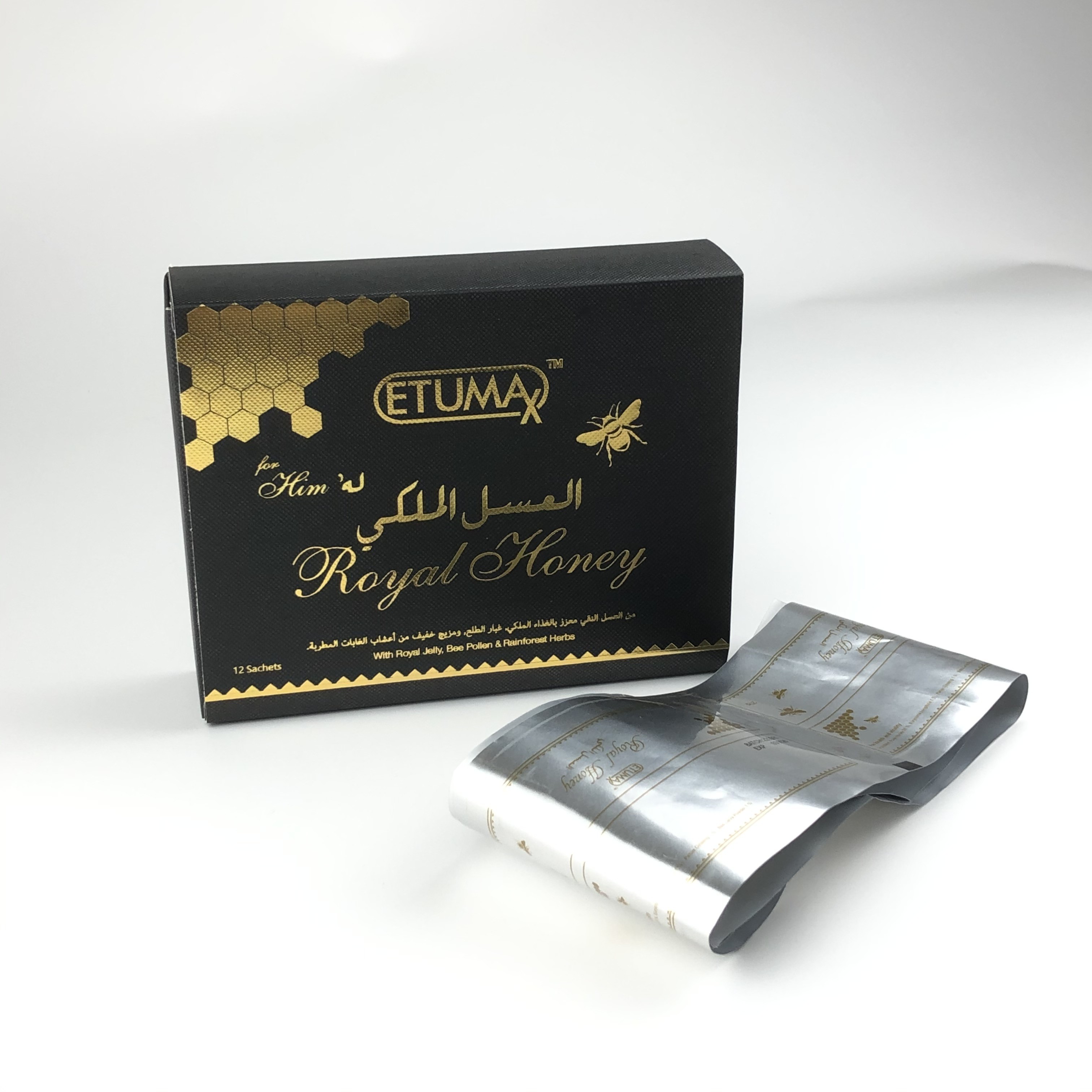 Custom VIP Honey 10g Sachet Black Horse Honey บรรจุภัณฑ์ถุง 12g 15ml 20grams อาหารเสริมเพื่อสุขภาพบรรจุภัณฑ์ Sachet