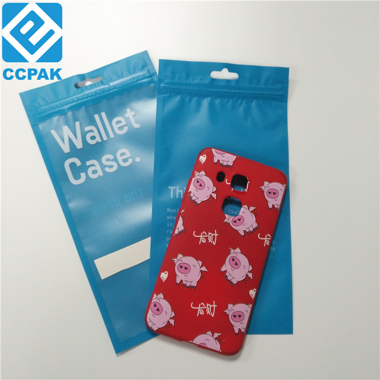 สายชาร์จข้อมูล Frosted Flat See Through Bag อุปกรณ์เสริมโทรศัพท์มือถือพร้อม Hanghole