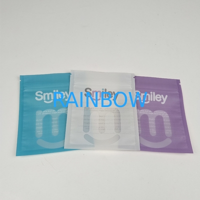 ขายปลีก สามารถนําไปใช้ใหม่ได้สามด้าน ปิด Mylar Packaging ฟัน Aligner สําหรับการดูแลฟันด้วยซิป