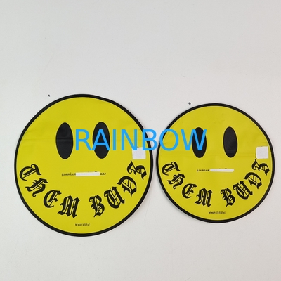 ถุง Mylar ขนาด 3.5 กรัม 7 กรัม ทรงไม่สม่ำเสมอ พร้อมซิปด้านใน พิมพ์ลาย ฟอยล์อลูมิเนียม กันกลิ่น พลาสติกสำหรับบรรจุอาหาร