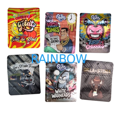 แพ็คช็อคโกแลตบาร์หมากรุก แพ็คกัมมี่ 8th Cali Food Doypack กระเป๋าไมเลอร์ 3.5 Cali Pack กระเป๋าบรรจุอาหาร 3 ป้ายด้าน