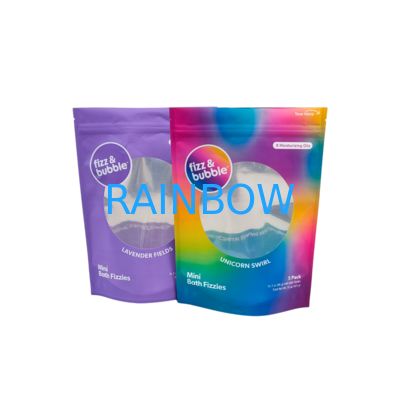 Custom Stand Up Bath Salt Bags 1000pcs MOQ PET/PE/AL Material