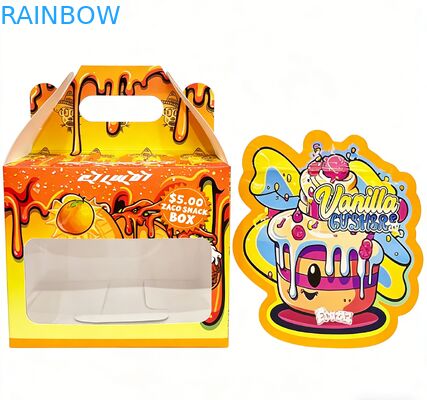 กระเป๋าสะพาย 3.5 Mylar ที่กําหนดเอง พร้อมกล่องแสดงภาพ สําหรับดอกไม้ แคนดี้ ขนมหวาน กระเป๋าสะพายยาง ป้องกันเด็ก 3.5g 7g 14g กระเป๋าสะพาย Mylar