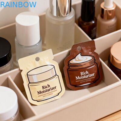 ครีมครีมดูแลผิวผิวที่กําหนดเอง แพคพลาสติก เครื่องสําอางตัวอย่างขนาดเล็ก กระเป๋าสตางค์ Mylar กระเป๋าสตางค์กระเป๋าสตางค์ความร้อน กระเป๋าสตางค์กระเป๋าสตางค์ขนาดเล็ก กระเป๋าเล็ก