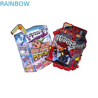 ถุงไมลาร์พิมพ์ลายพิเศษรูปทรงเฉพาะขายส่ง 3.5 7 กรัม ถุงซิปล็อคกันเด็กสำหรับบรรจุภัณฑ์ขนม