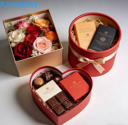 กล่องของขวัญกระดาษกระดาษหนา 350 กรัม สําหรับเครื่องประดับ เสื้อผ้า รองเท้า นาฬิกา